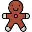 Gingerbread man іконка 64x64