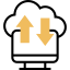 Cloud storage icon 64x64