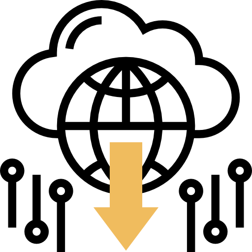 Cloud storage icon
