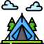 Camping tent icon 64x64