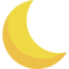 Crescent moon Ikona 64x64