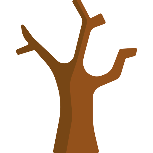 Dry tree icon