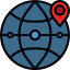 Earth grid biểu tượng 64x64