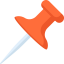 Push pin icon 64x64