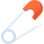 Safety pin icon 64x64