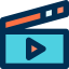Clapperboard icon 64x64