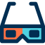 3d glasses icon 64x64