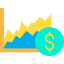 Line chart icon 64x64