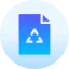 Paper recycle icon 64x64