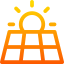 Solar panel icon 64x64