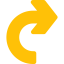 Curve arrow icon 64x64