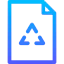 Paper recycle icon 64x64