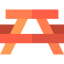 Picnic table icon 64x64
