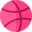 Dribbble іконка 64x64