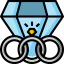 Diamond ring icon 64x64