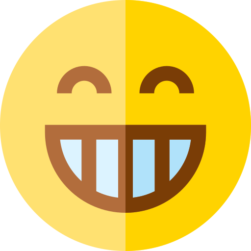 Grinning icon