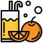 Orange juice icon 64x64