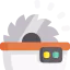 Saw machine icon 64x64