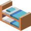 Bunk bed icon 64x64