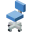 Office chair icon 64x64