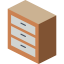 Drawers icon 64x64