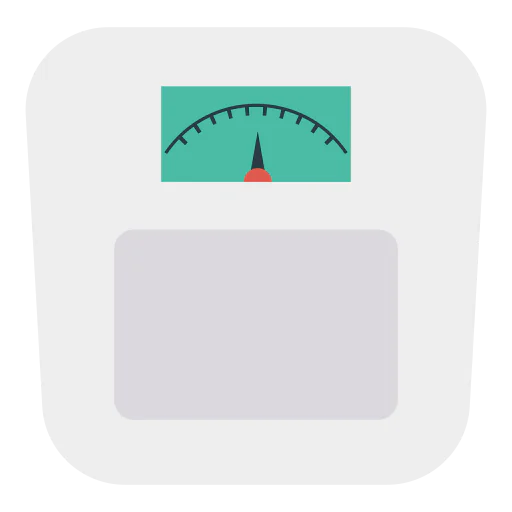 Weight scale icon