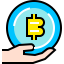 Bitcoin accepted ícono 64x64