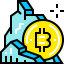 Bitcoin mining biểu tượng 64x64