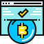 Bitcoin accepted ícono 64x64