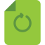 Recycling paper icon 64x64