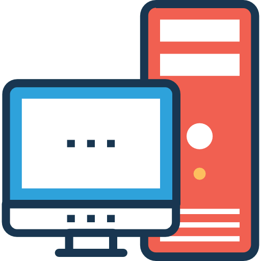 Desktop computer icon