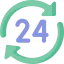 Open 24 hours 图标 64x64