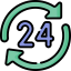 Open 24 hours 图标 64x64