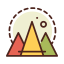 Mountains icon 64x64
