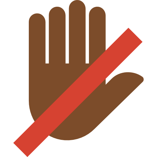 Do not touch icon