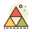 Triangles icon 64x64