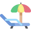 Beach chair ícono 64x64