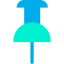 Push pin icon 64x64