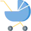 Baby stroller icon 64x64