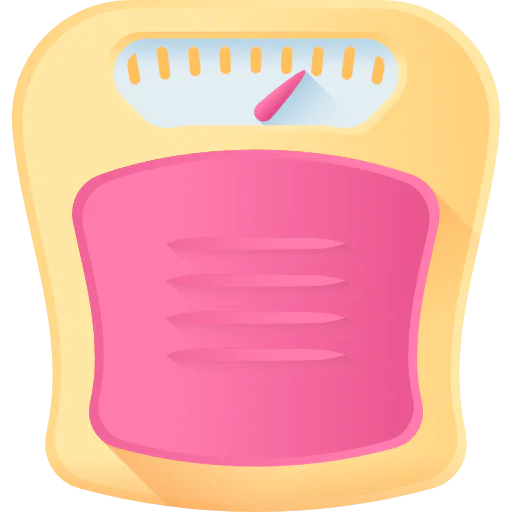 Weight scale icon