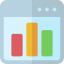 Bar chart ícone 64x64