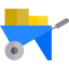 Wheelbarrow icon 64x64
