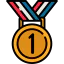 Gold medal icon 64x64