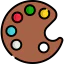 Paint palette icon 64x64