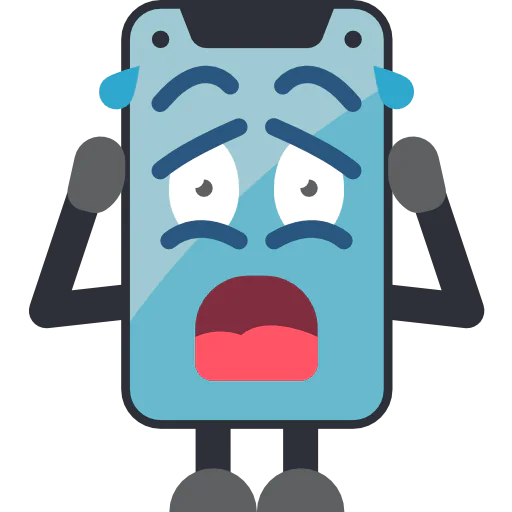 Scared icon