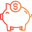 Piggy bank icon 64x64