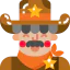 Cowboy biểu tượng 64x64