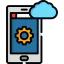 Cloud computing アイコン 64x64