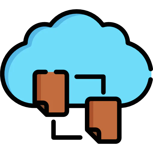 Cloud computing ícono