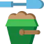 Sand bucket icon 64x64
